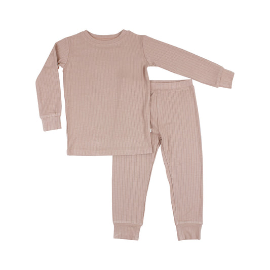 Rosewood Ribbed Two-Piece Set