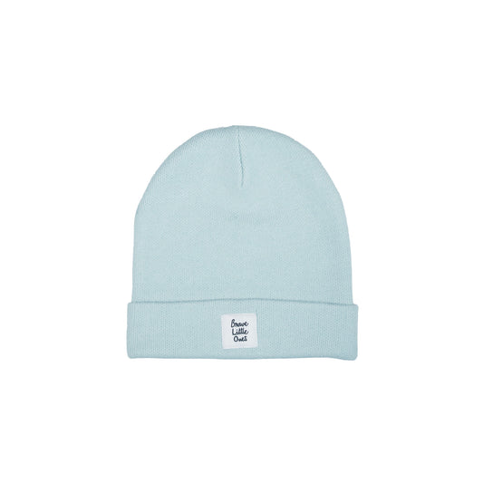 Cashmere Blue Bamboo Knit Beanie