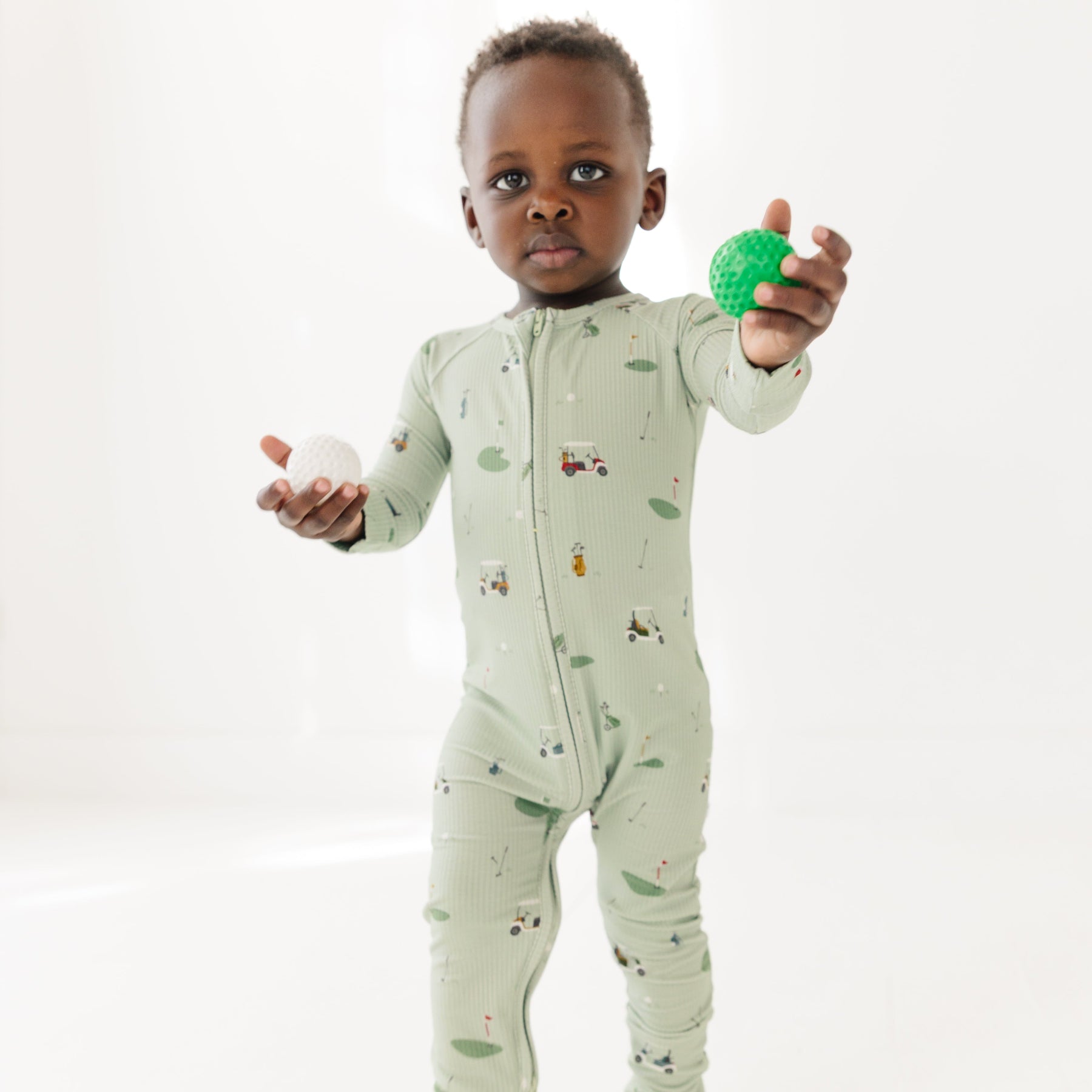 Golf Small Ribbed Zip Romper – Brave Little Ones