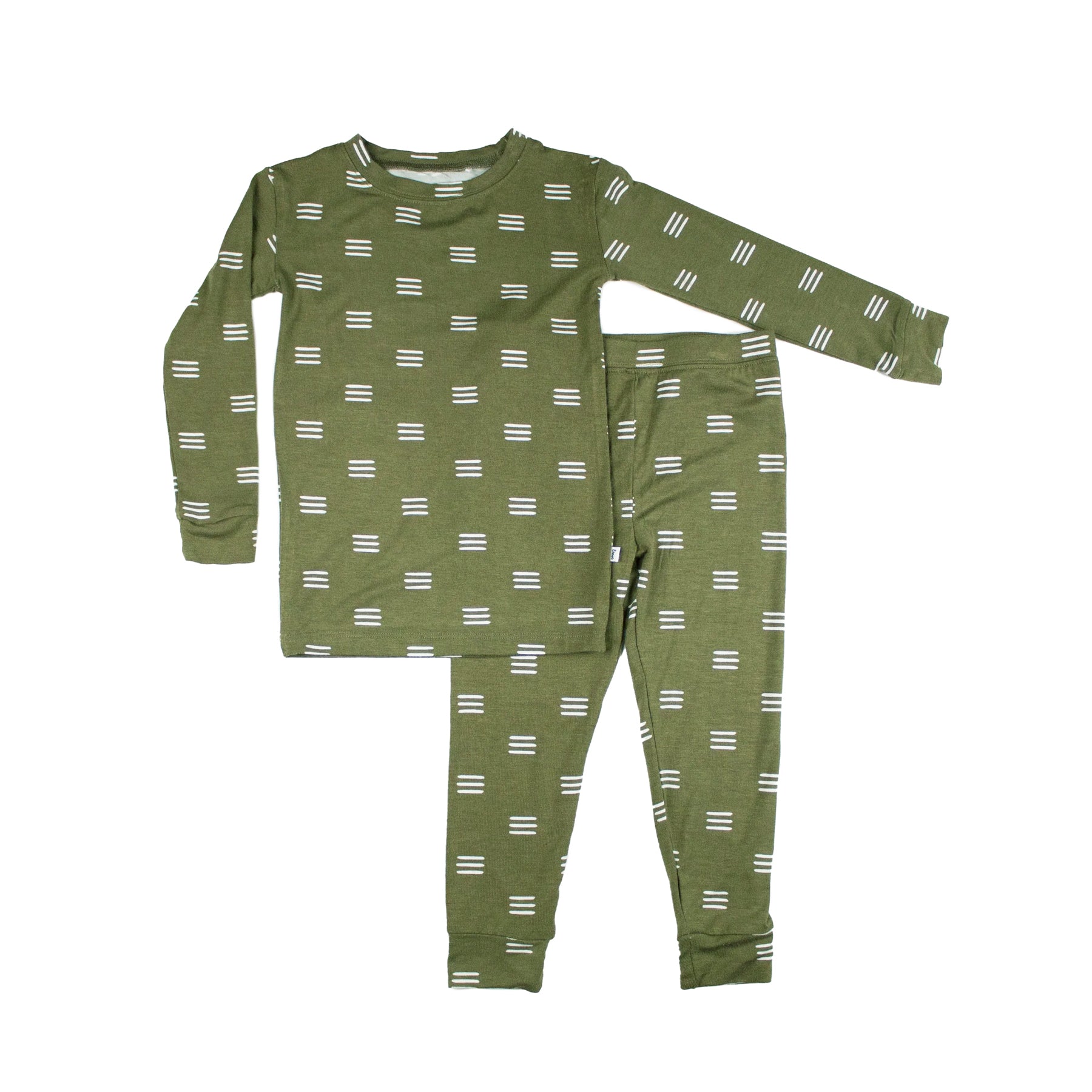 Brave Little Ones Checkered Lines Two-Piece Set