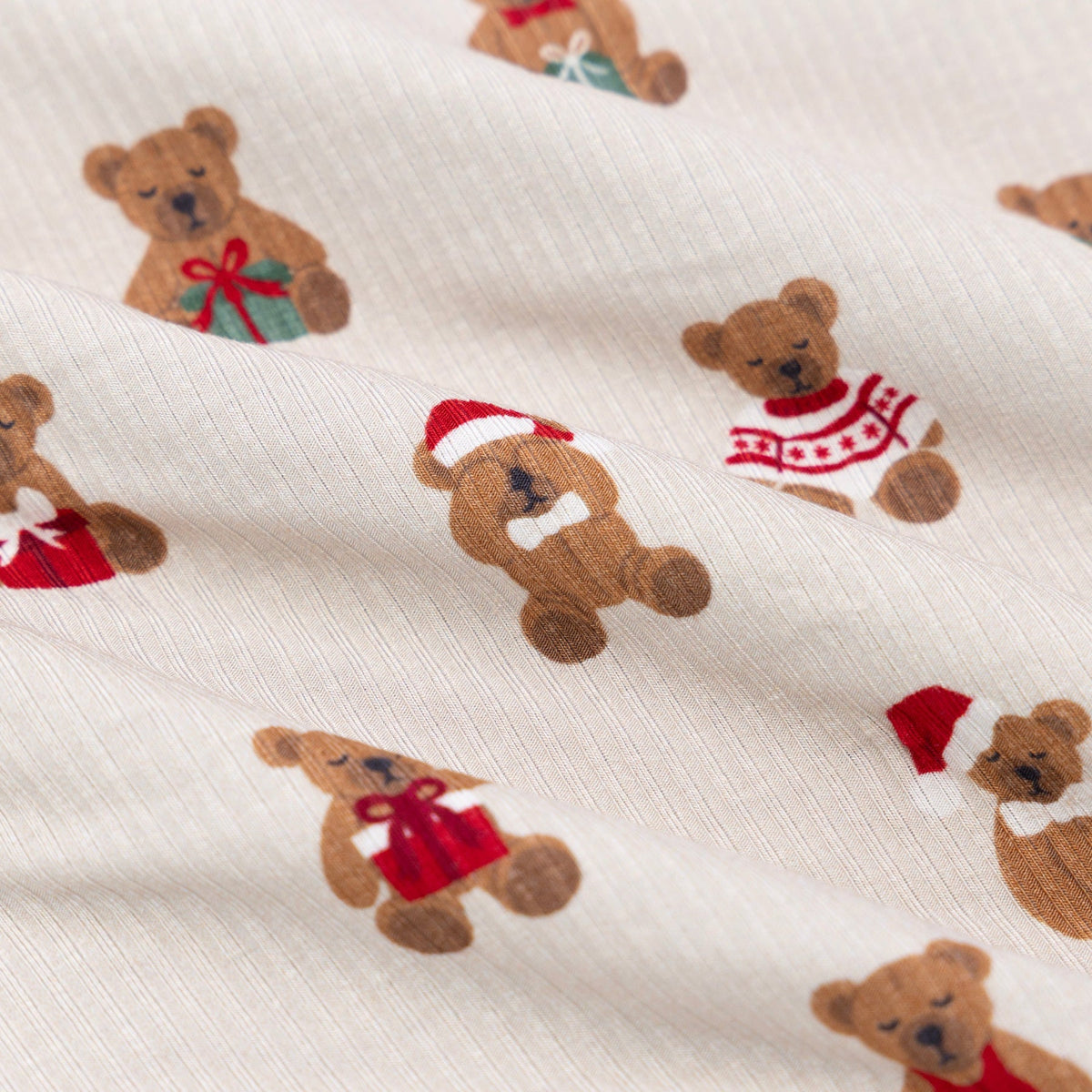 Teddy Bear Small Ribbed