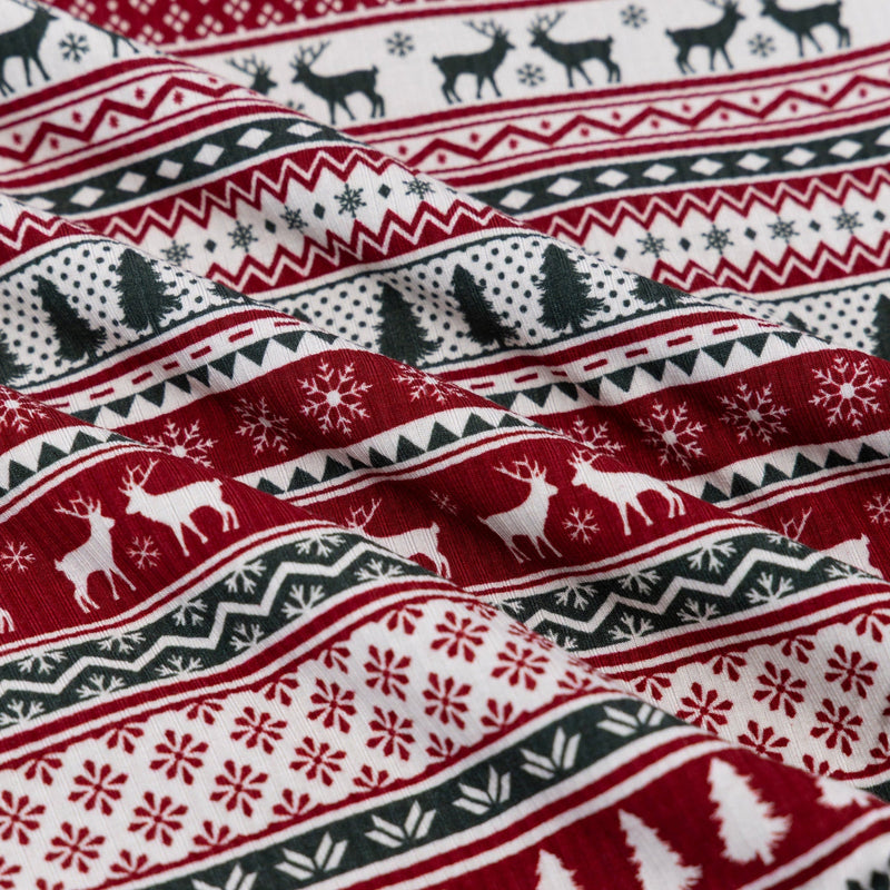 Christmas Sweater Stripe Small Ribbed