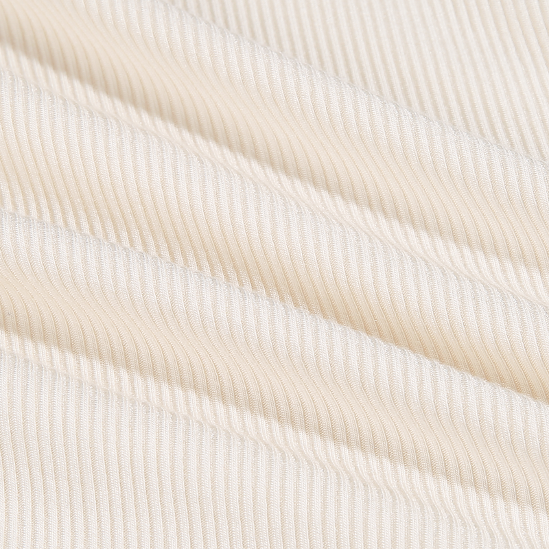 Cream Small Ribbed