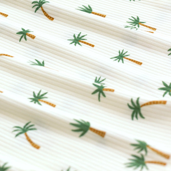 Island Palm Trees Small Ribbed