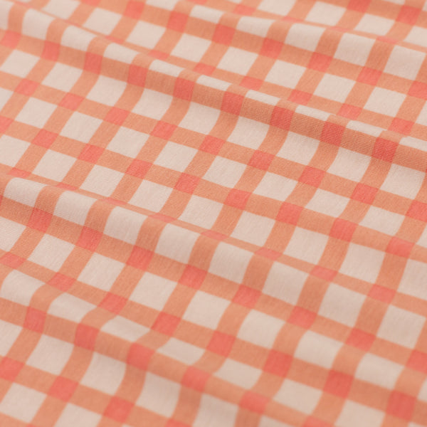 Coral Gingham