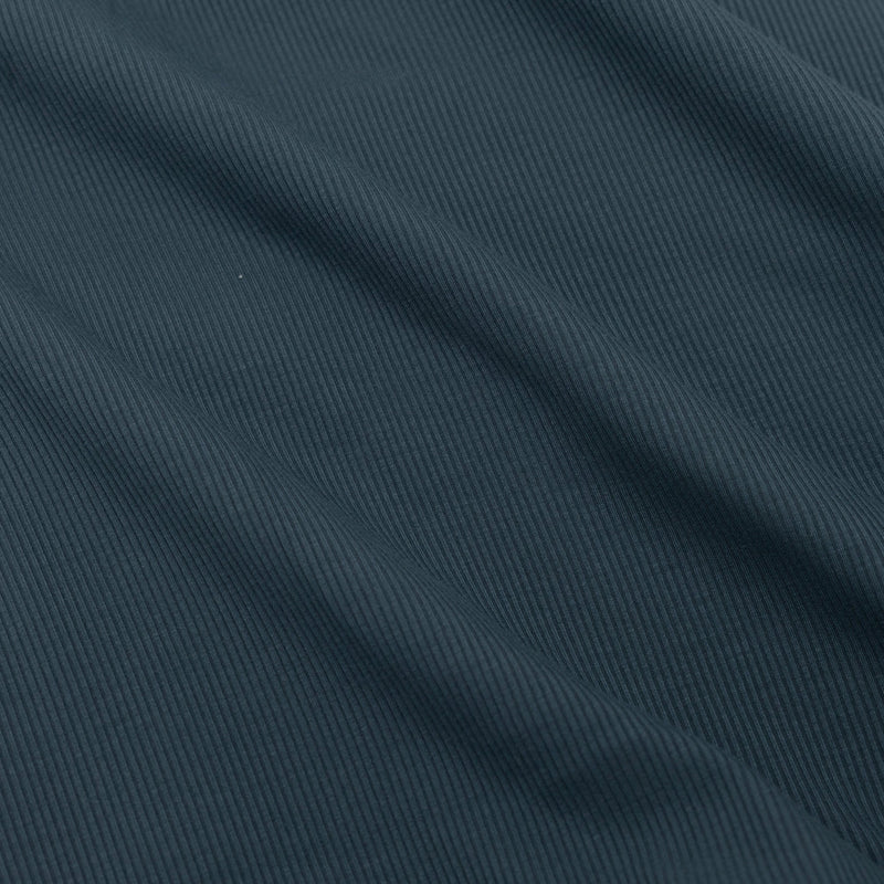 Dark Steel Blue Small Ribbed