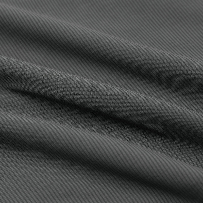 Dark Charcoal Small Ribbed