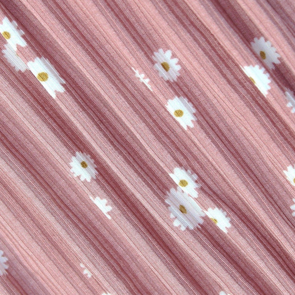 Mauve Blooms Small Ribbed