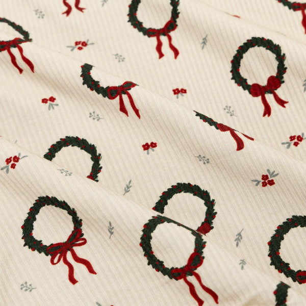 Christmas Wreaths Small Ribbed