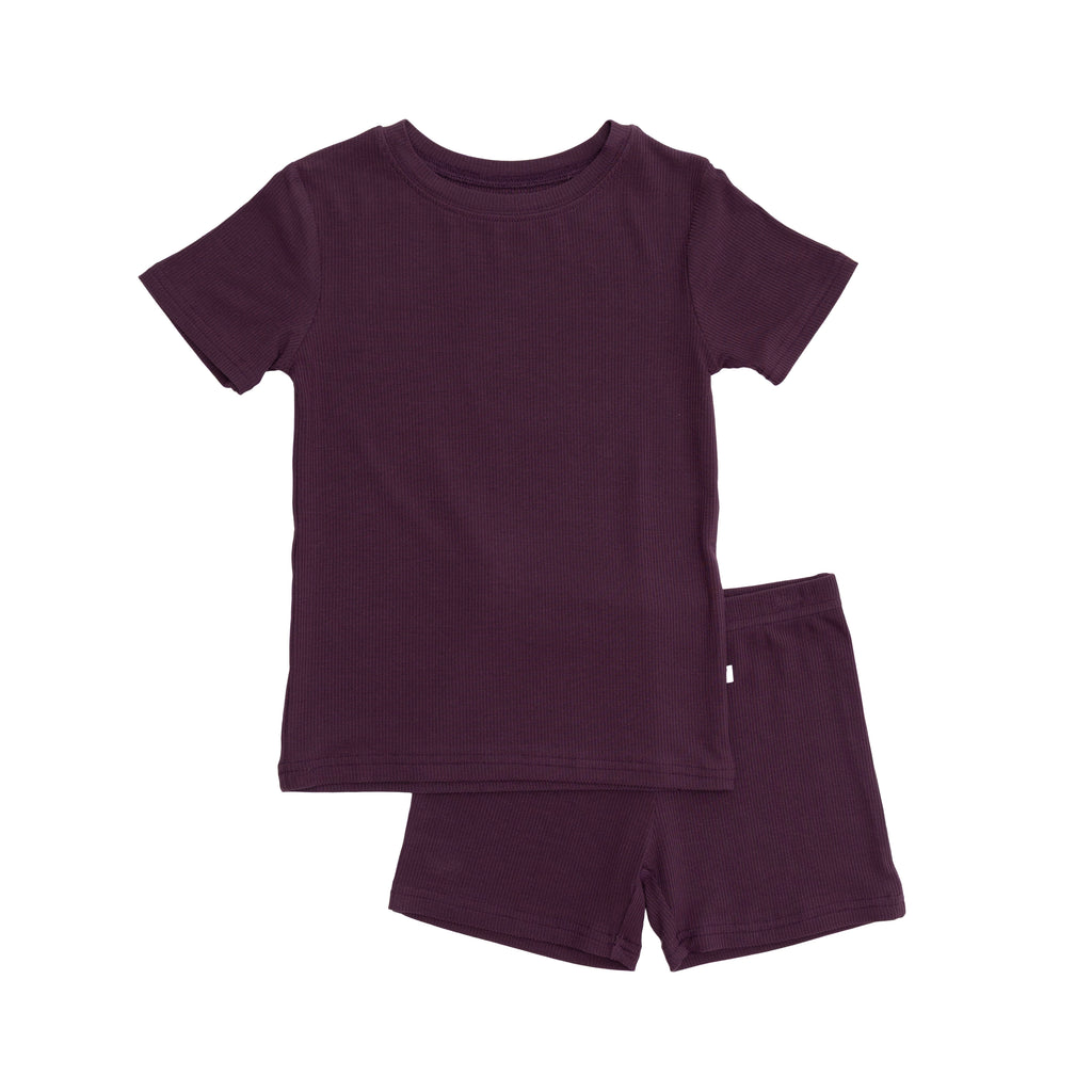 Mulberry Small Ribbed Shorts Two-Piece Set