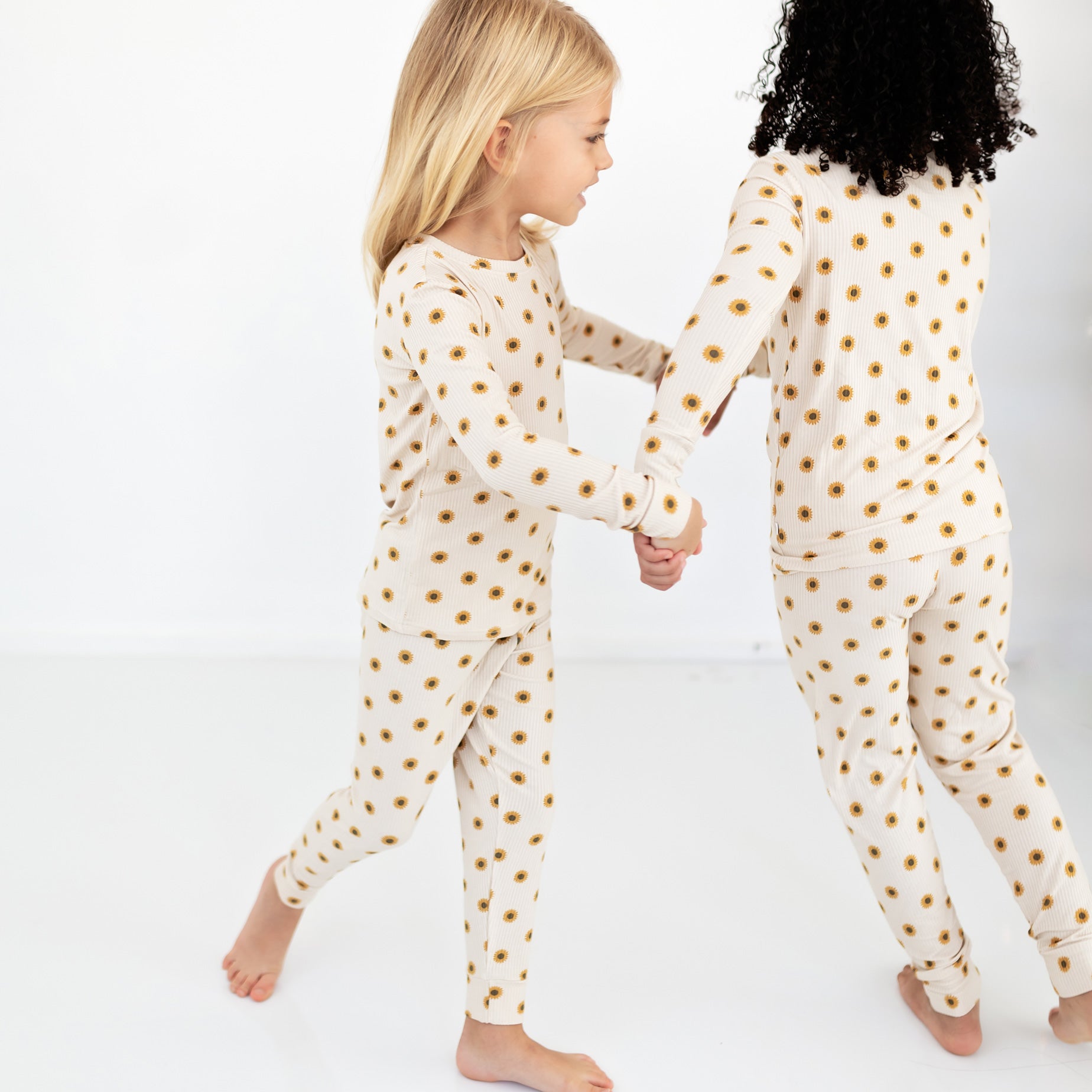 Sunflowers Small Ribbed Two-Piece Set