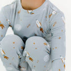 Space Explorers Small Ribbed Two-Piece Set