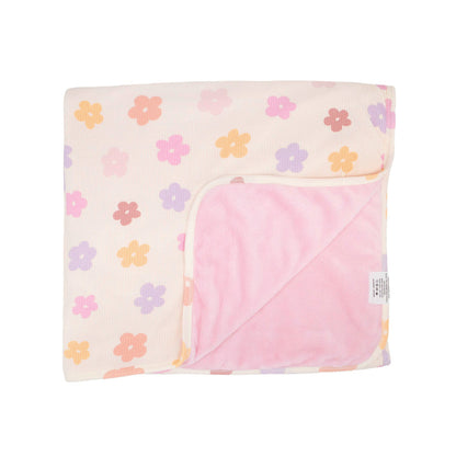 Big Daisies Small Ribbed Adult Blanket