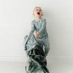 Space Explorers Small Ribbed Youth Blanket