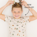 Zoo Day Small Ribbed Shorts Two-Piece Set