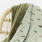 Military Small Ribbed Adult Blanket