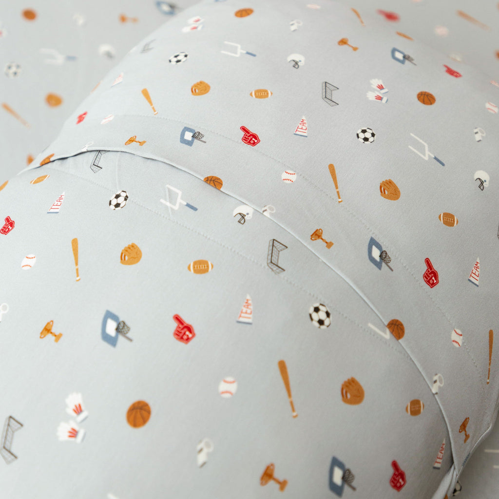 Sports Zone Twin Sheet With Pillow Case