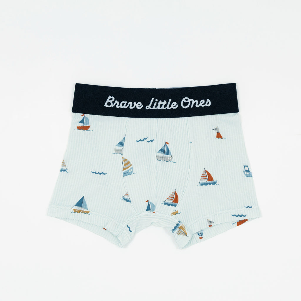 Nautical Boats, Glacier Blue and Under The Sea Boxer Brief 3 pack