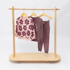 Let's Go Girls Plum Bamboo French Terry Pullover & Jogger Set