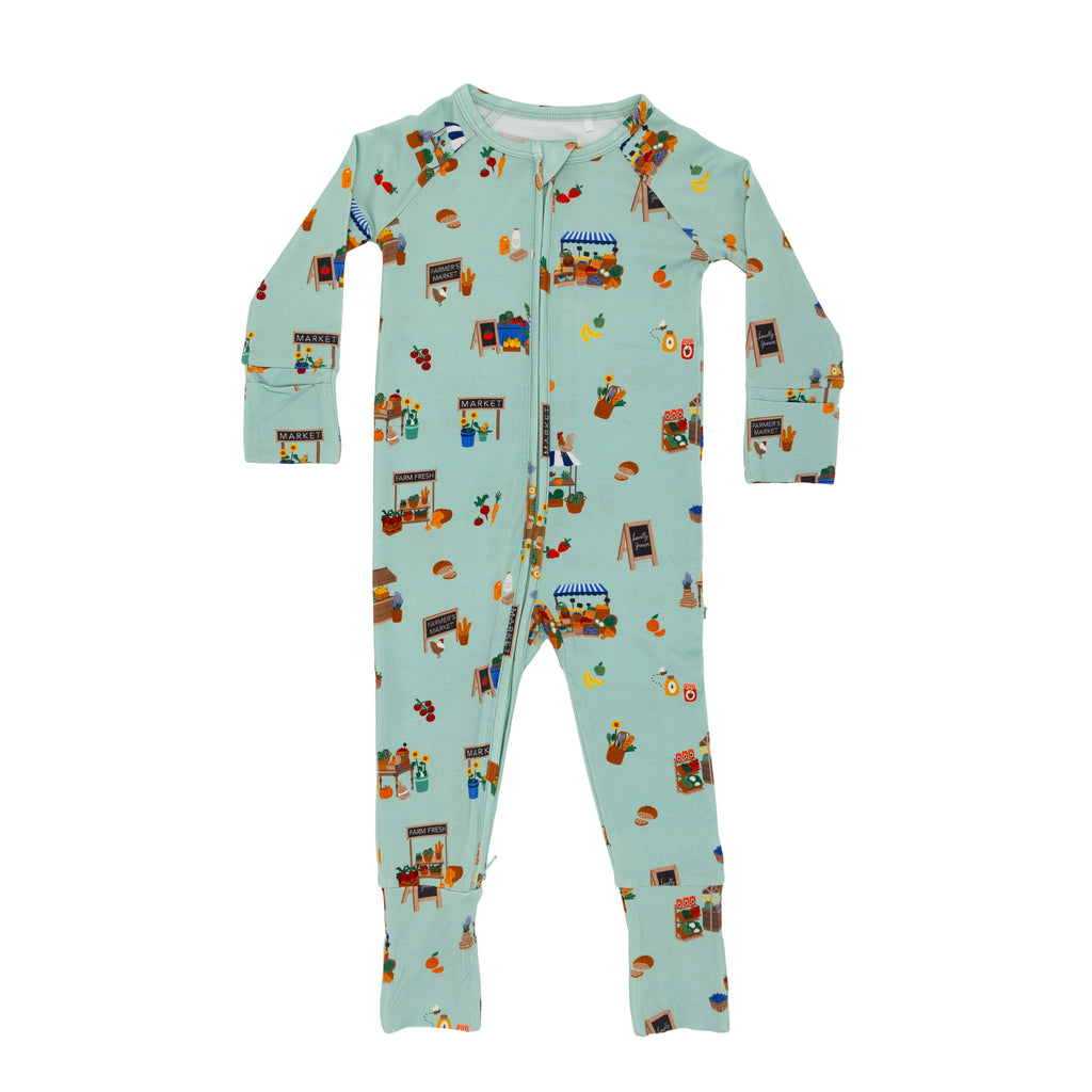 Farmers Market Zip Romper