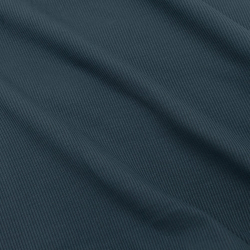 Dark Steel Blue Small Ribbed Toddler Blanket