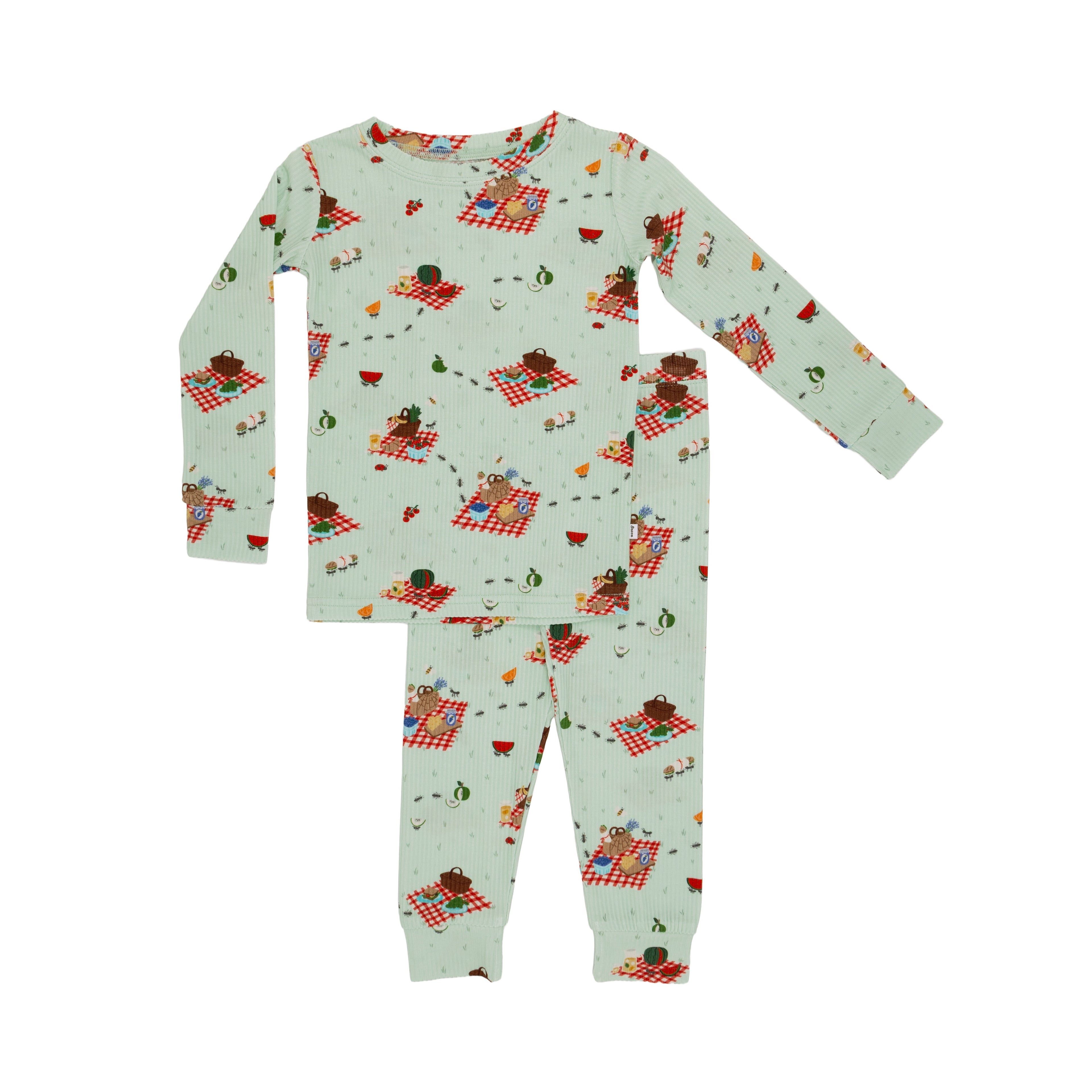 Summer Picnic Small Ribbed Two-Piece Set