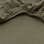 Olive Crib Sheet