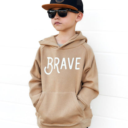 Brave Pecan Fleece Hoodie