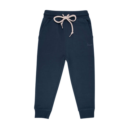 Brave Little Ones Navy Bamboo French Terry Pullover & Jogger Set