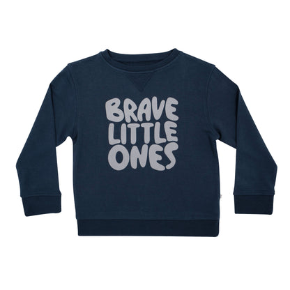 Brave Little Ones Navy Bamboo French Terry Pullover & Jogger Set