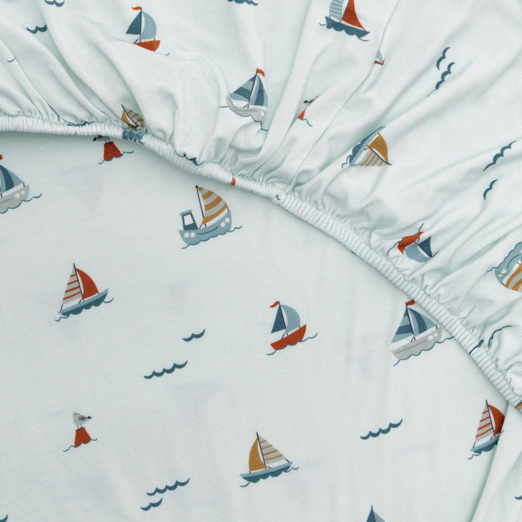 Nautical Boats Crib Sheet