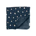 Snowmen Small Ribbed Youth Blanket