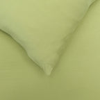 Tarragon Green Twin Sheet With Pillow Case