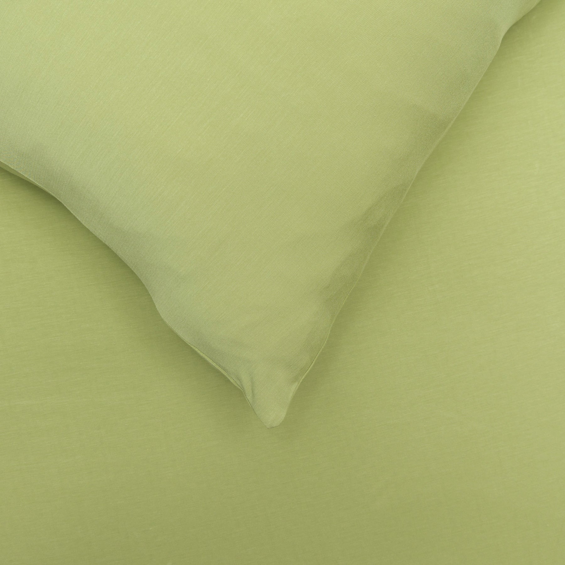 Tarragon Green Twin Sheet With Pillow Case