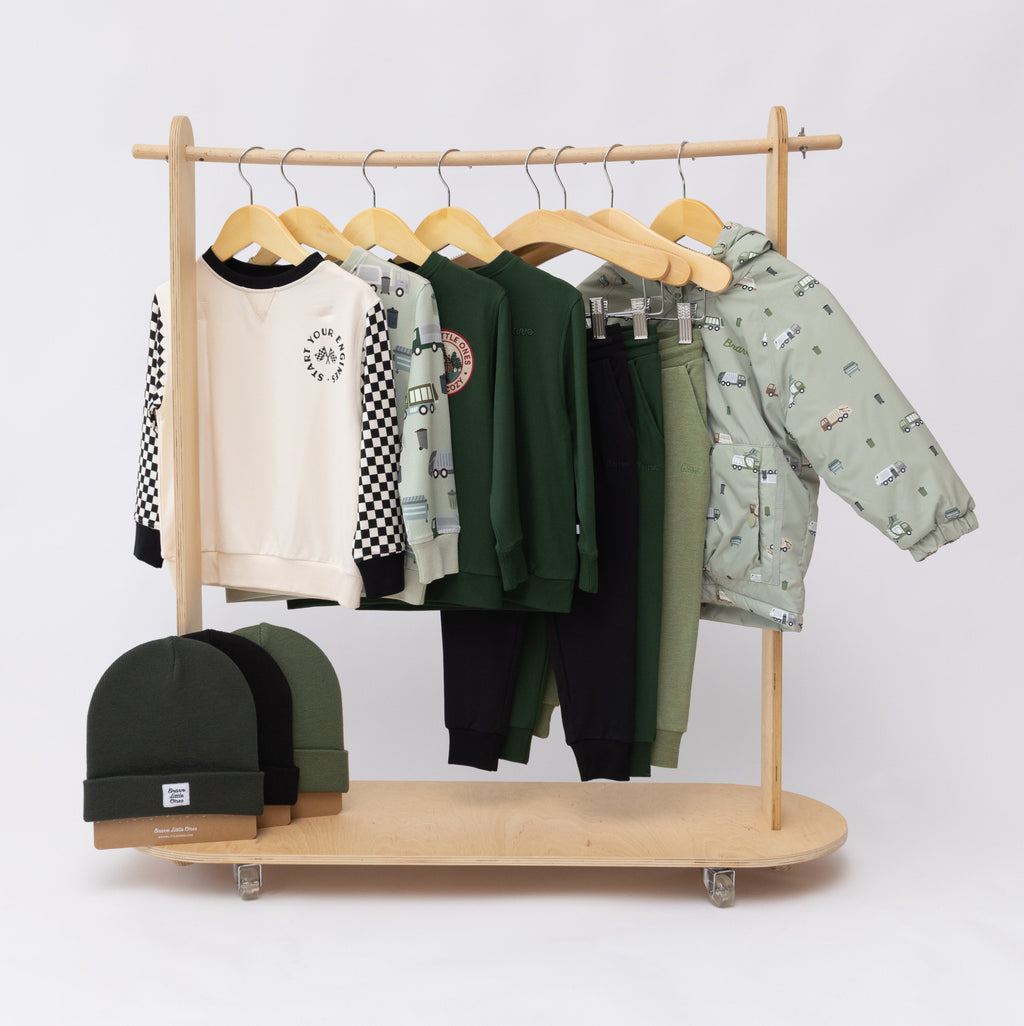 Midnight Black Bamboo French Terry Joggers