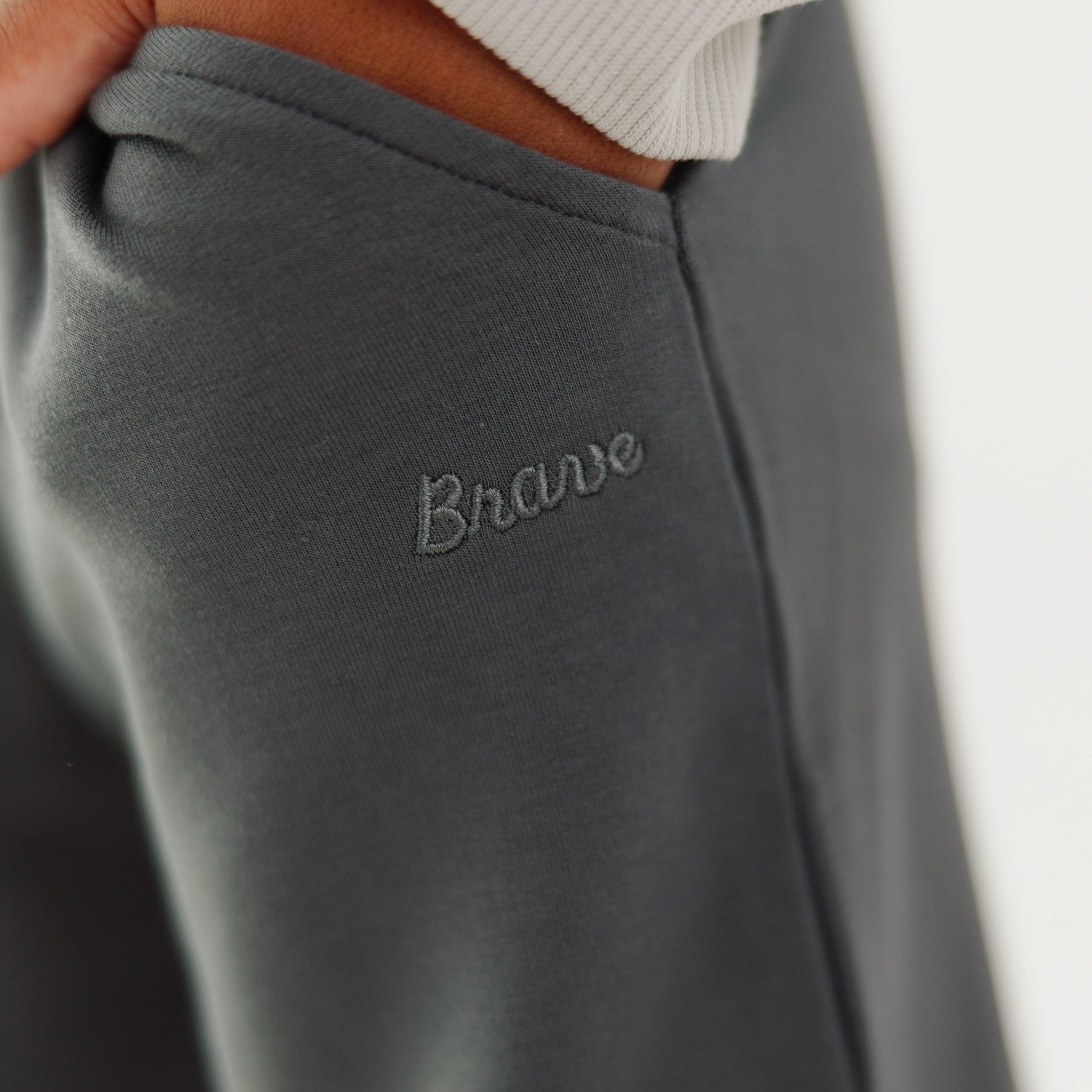 Midnight Charcoal Bamboo French Terry Joggers