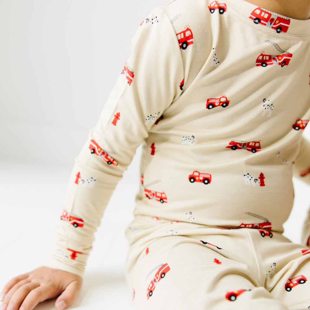 Firetrucks Two-Piece Set