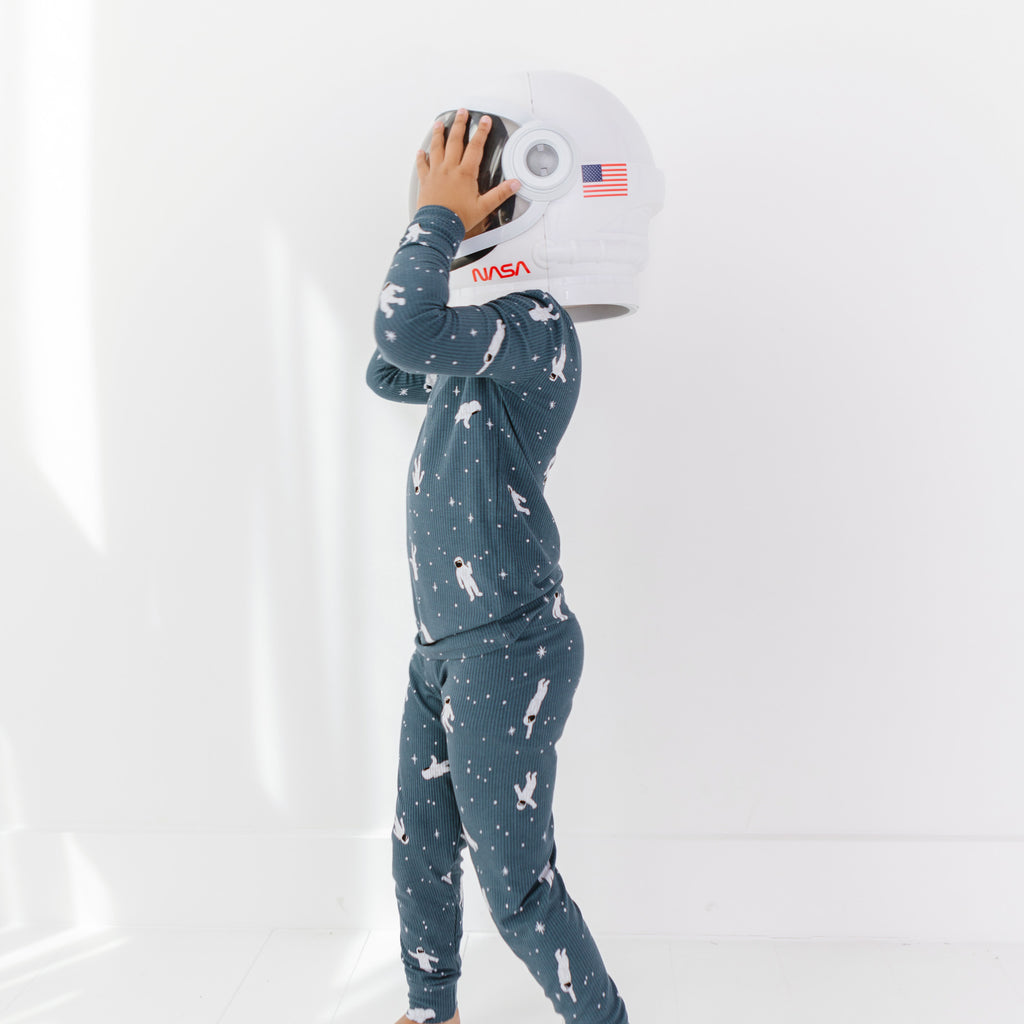 Astronauts Small Ribbed Two-Piece Set