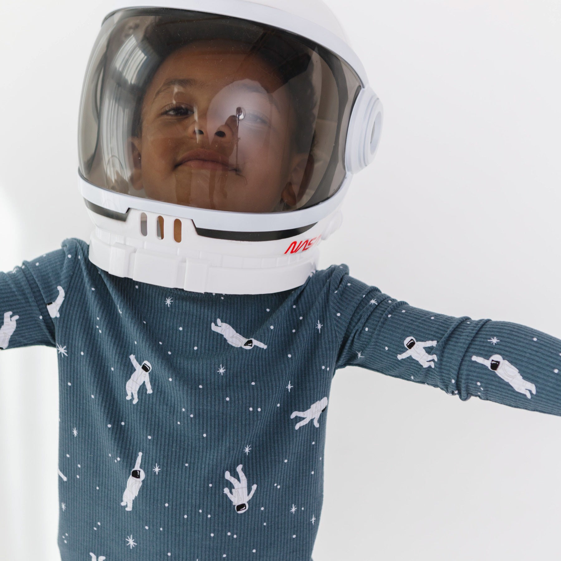 Astronauts Small Ribbed Two-Piece Set
