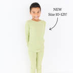 Tarragon Green Small Ribbed Two-Piece Set
