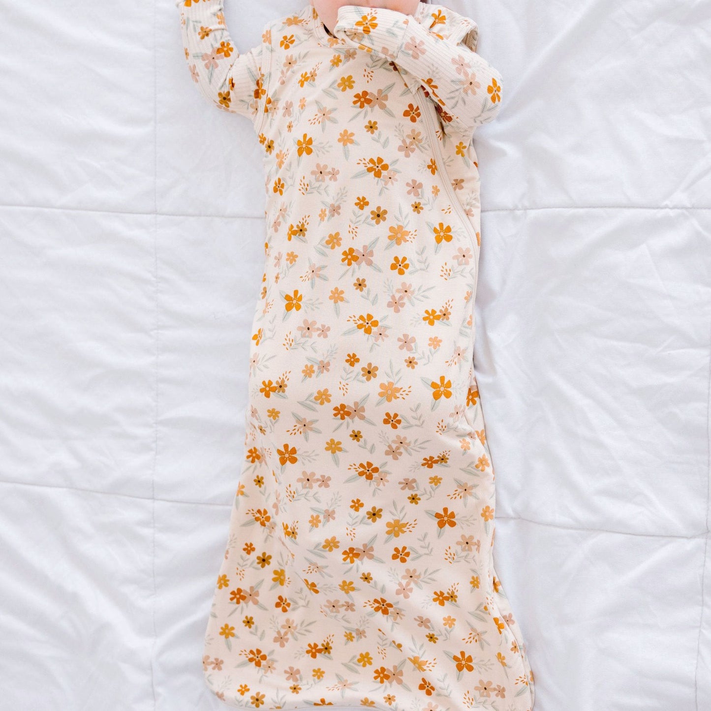 Autumn Floral Sleep Sack & Zip Romper Set