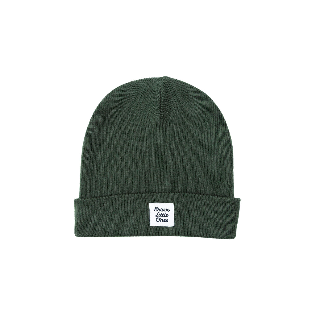 Dark Forest Green Knit Beanie