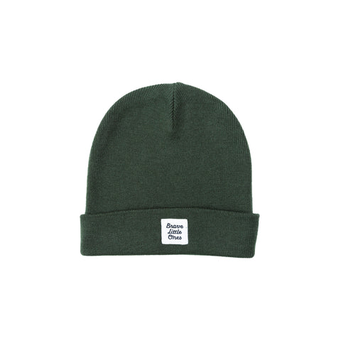 Dark Forest Green Knit Beanie