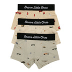 Military, Construction and Firetrucks Boxer Brief 3 pack