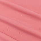 Peony Pink Small Ribbed Zip Romper