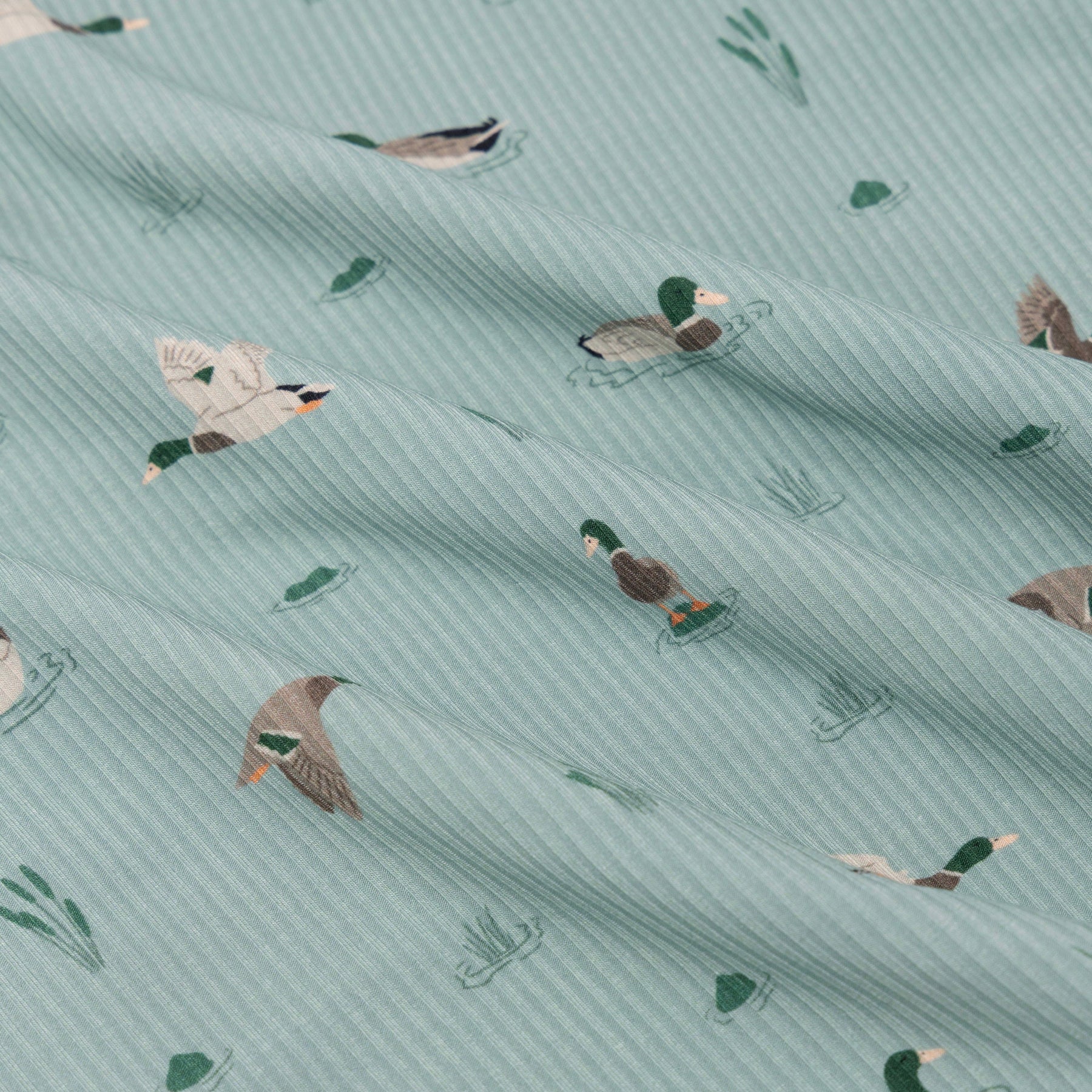 Mallards Small Ribbed Toddler Blanket