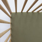 Olive Crib Sheet