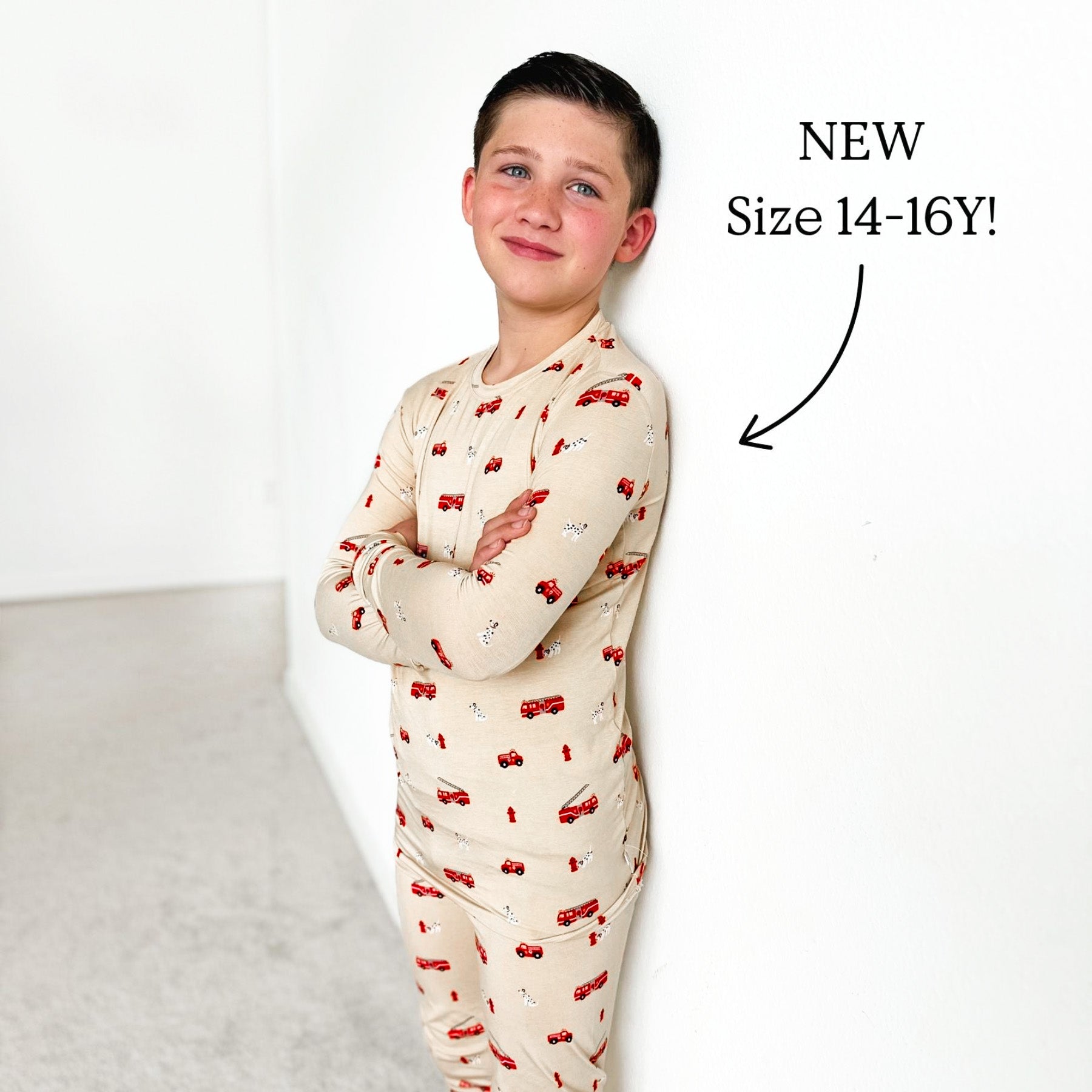 Firetrucks Two-Piece Set