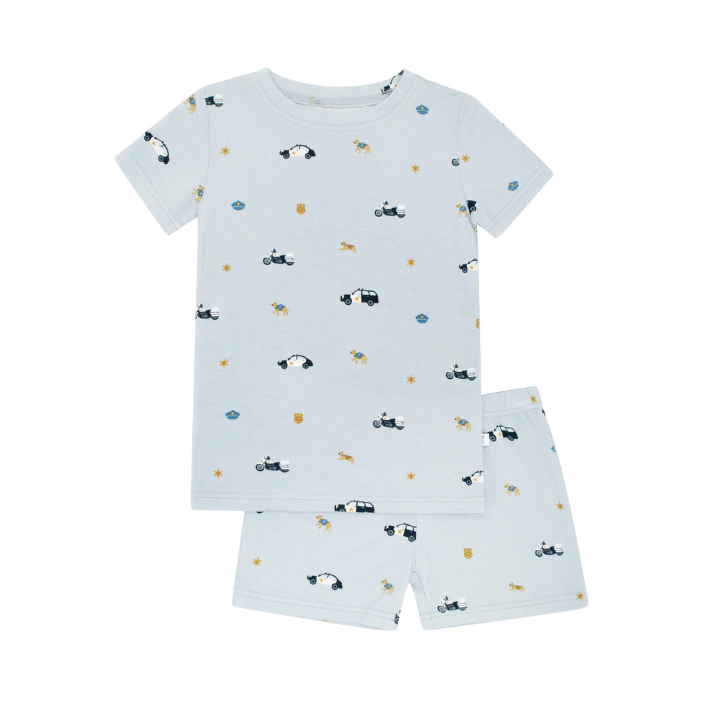 Police Shorts Two-Piece Set