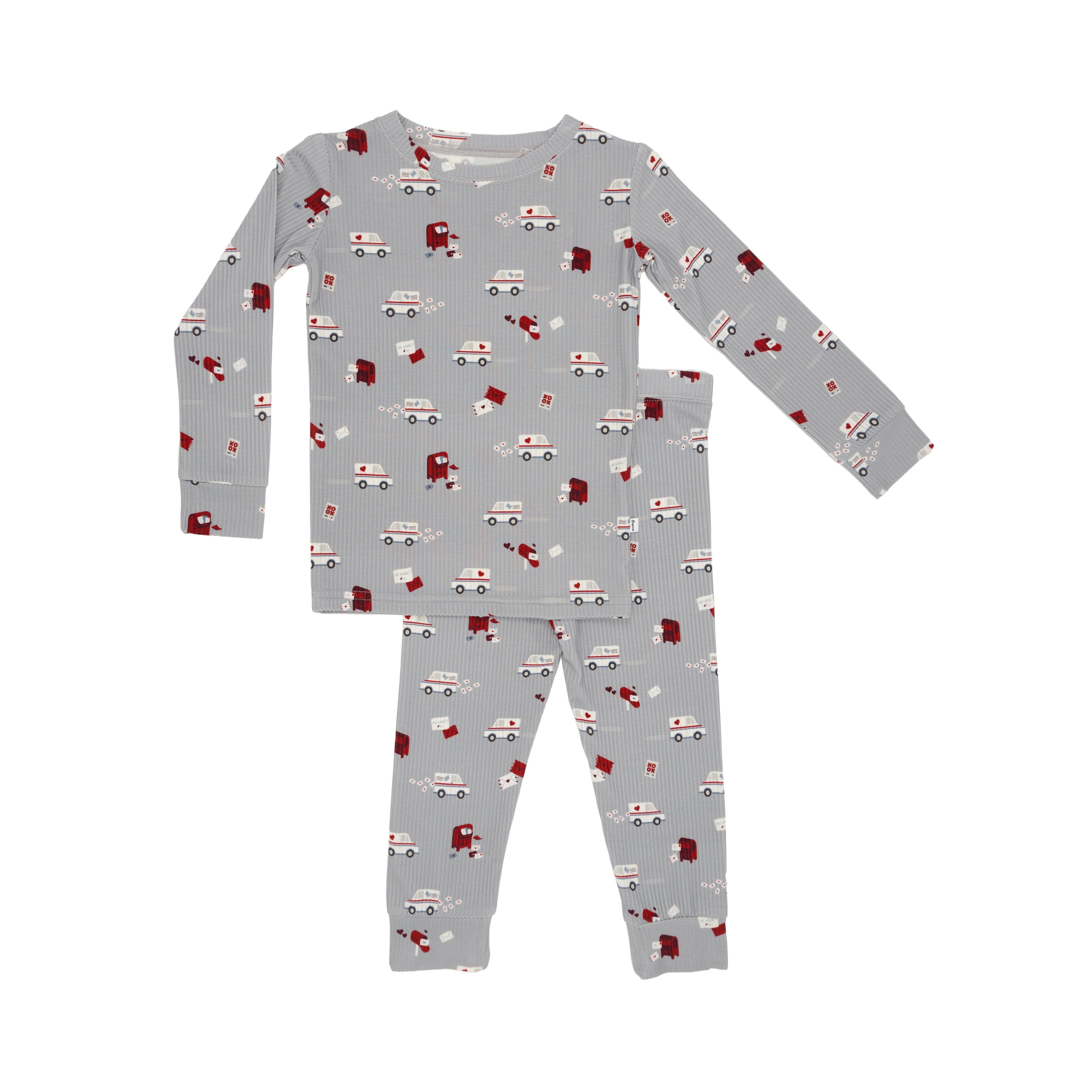 Cupid's Postal Service Small Ribbed Two-Piece Set